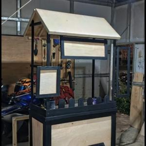 Pabrik Gerobak Booth Custom di bogor