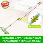 3M™ Scotch-Brite™ Easy Sweeper Kit set, Alat Pel Lantai 1 set, Untuk menyapu sekaligus mengepel