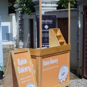 Pabrik Gerobak Booth Custom di bekasi utara