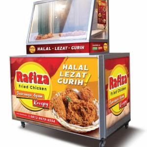 Pabrik Gerobak Booth Custom di bekasi selatan