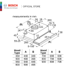 Bosch DFT93CA61T Telescopic Cooker Hood / Tudung Asap Serie 2 | 90 cm