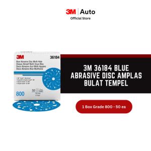 3M™ 36184 Blue Abrasive Disc Amplas Bulat Tempel 6 in Grade 800 -1 Box