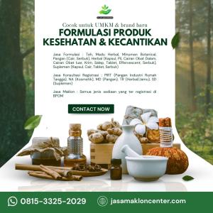 TERPERCAYA! WA: 0815-3325-2029, Jasa Maklon Suplemen Kesehatan Ciamis, Famsindo