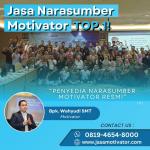 Motivator Pangkalpinang No.1 Profesional, Coach Wahyudi SMT (0819-4654-8000)