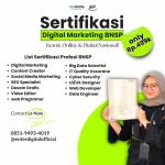 AHLI! TELP. 0851-9493-4019, Sertifikasi Kompetensi Digital Marketing Bandung Barat